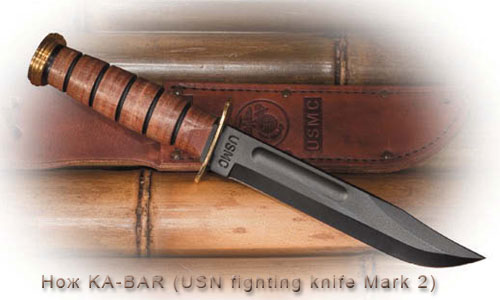 Нож KA-BAR (USN fighting knife Mark 2)
